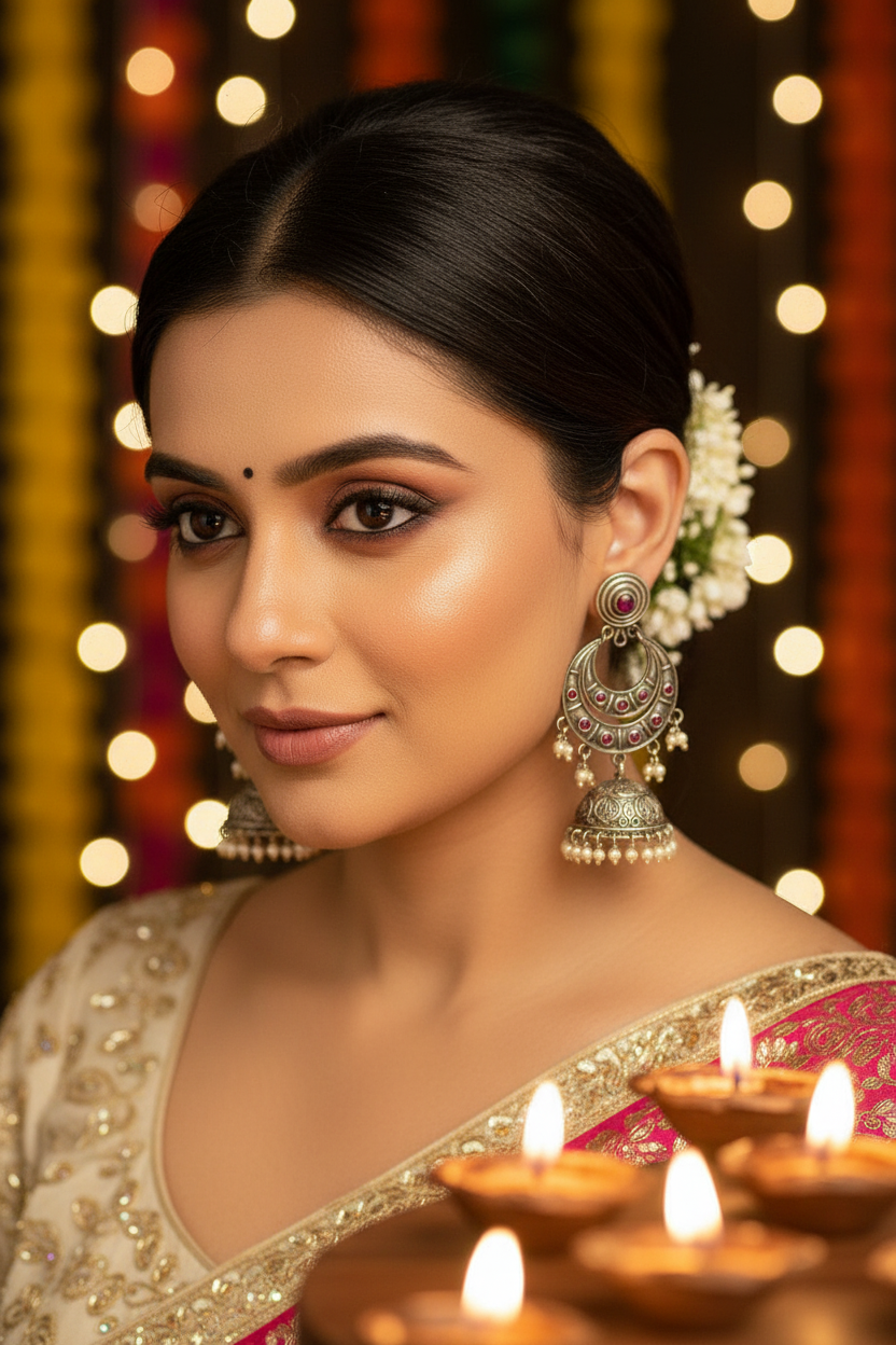 Mrinali Chaandbali Jhumkis