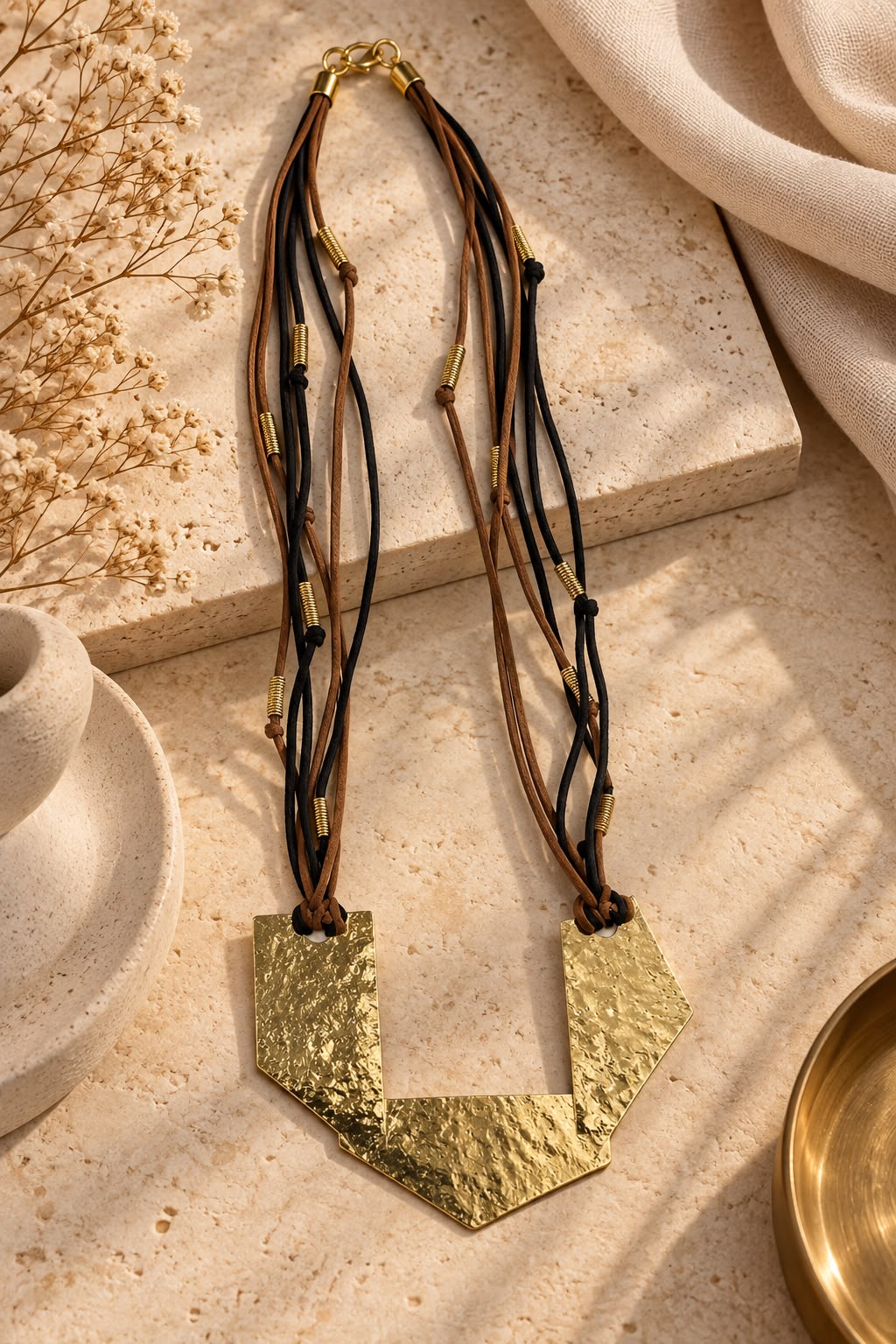 Abstract Folded Neckpiece