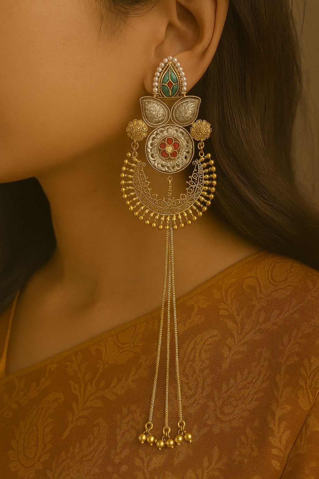 Mayra Chain Danglers