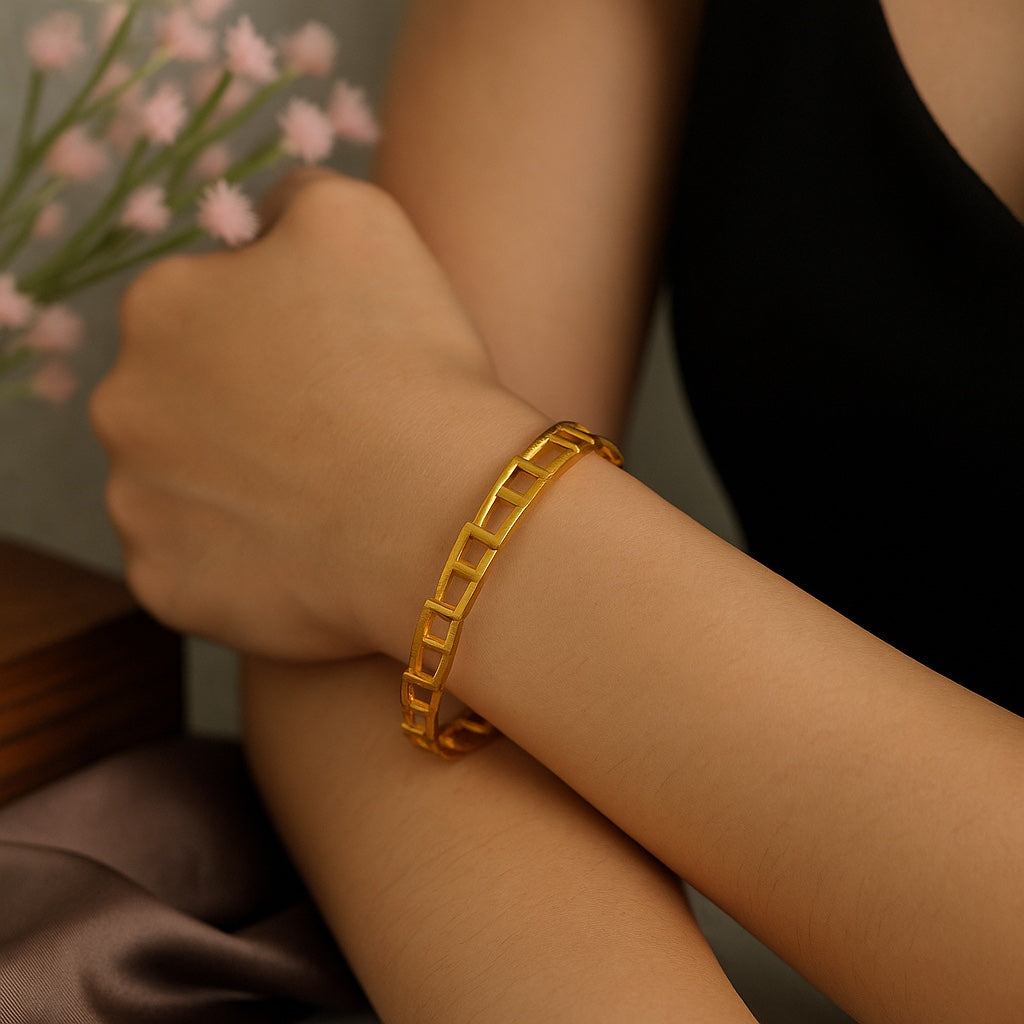Overlap Rectangle Bracelet