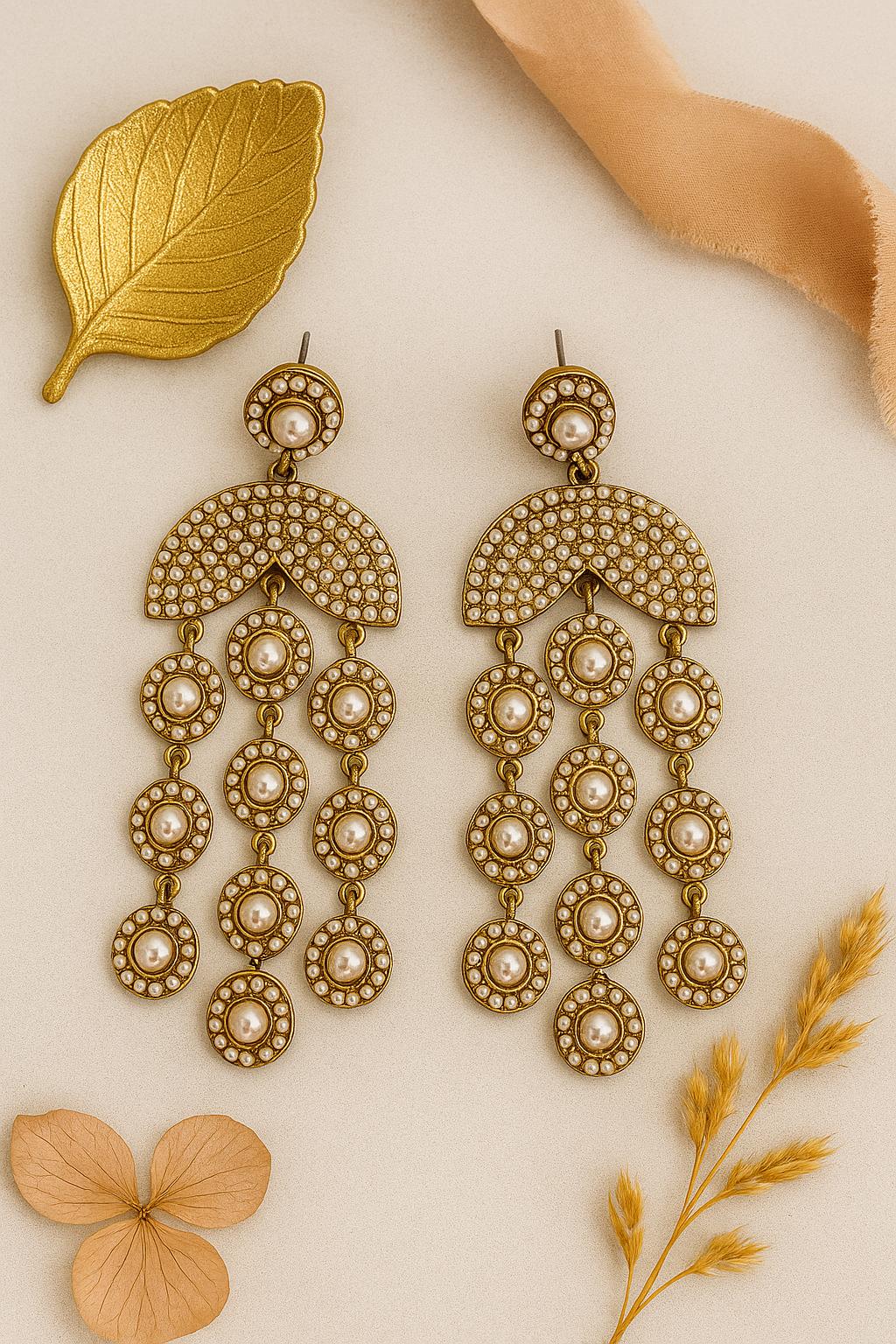 Mishika Pearl Danglers