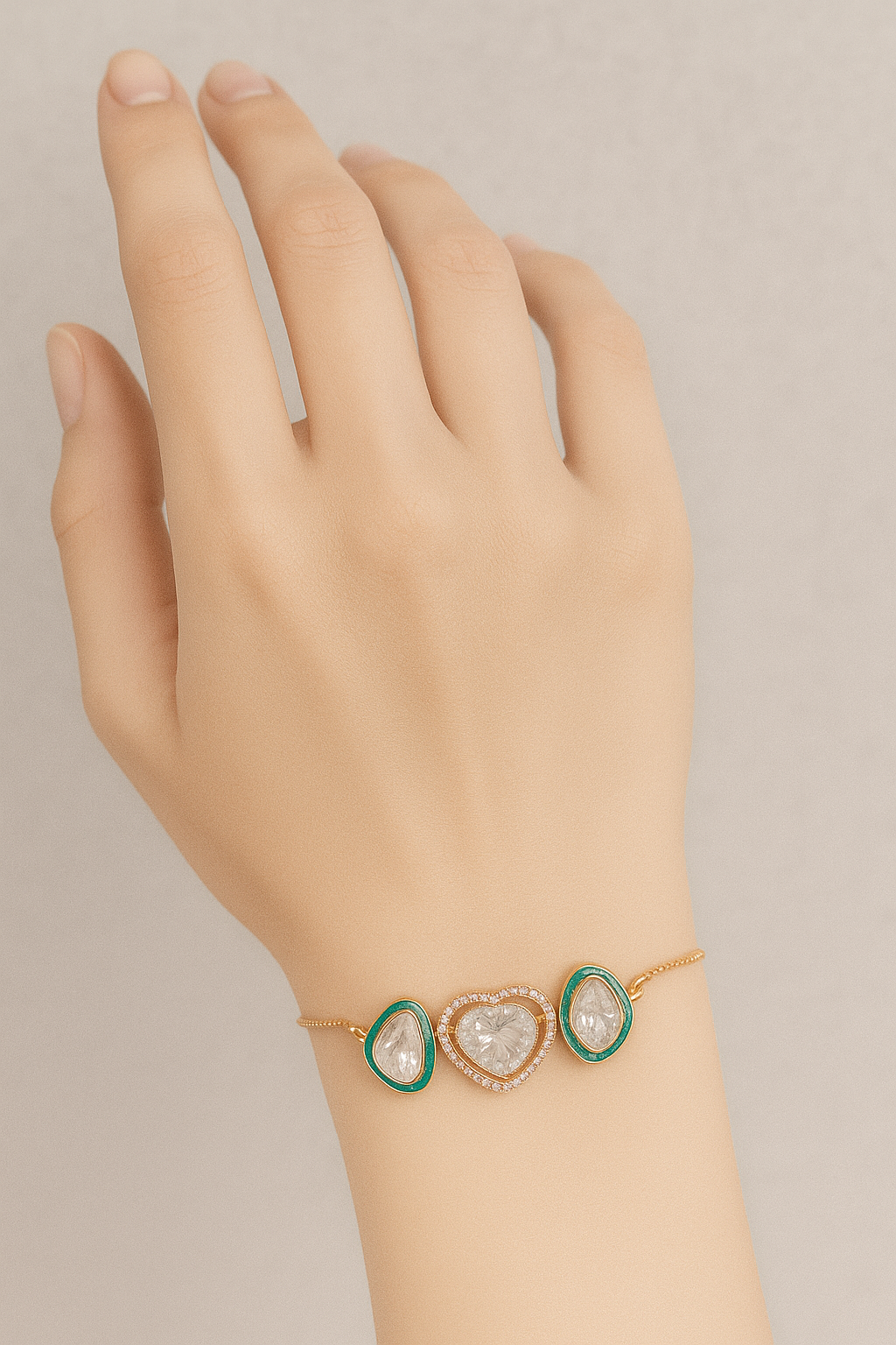 Multicolor Moissanite Bracelet