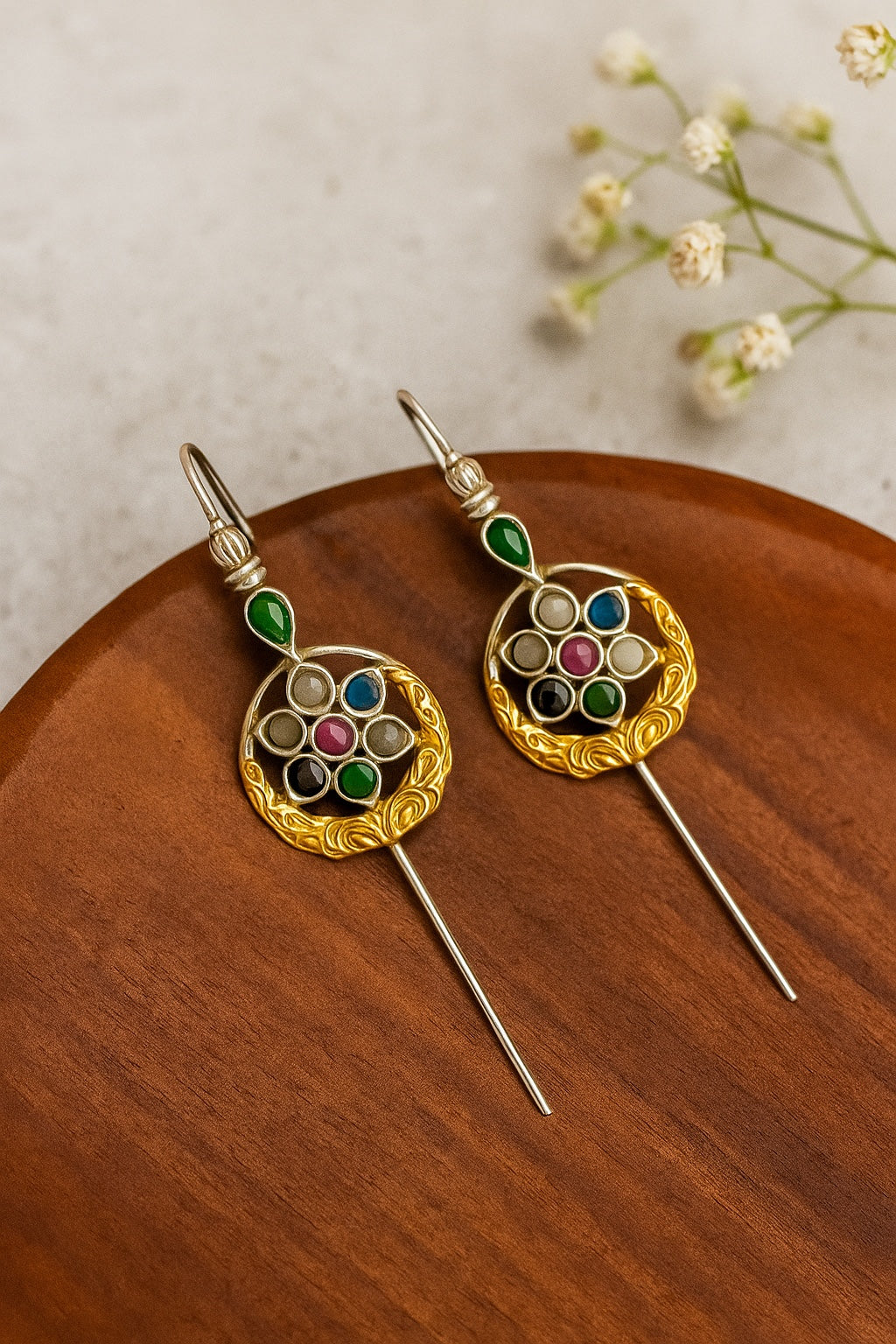 Shravya Floral Earcuffs