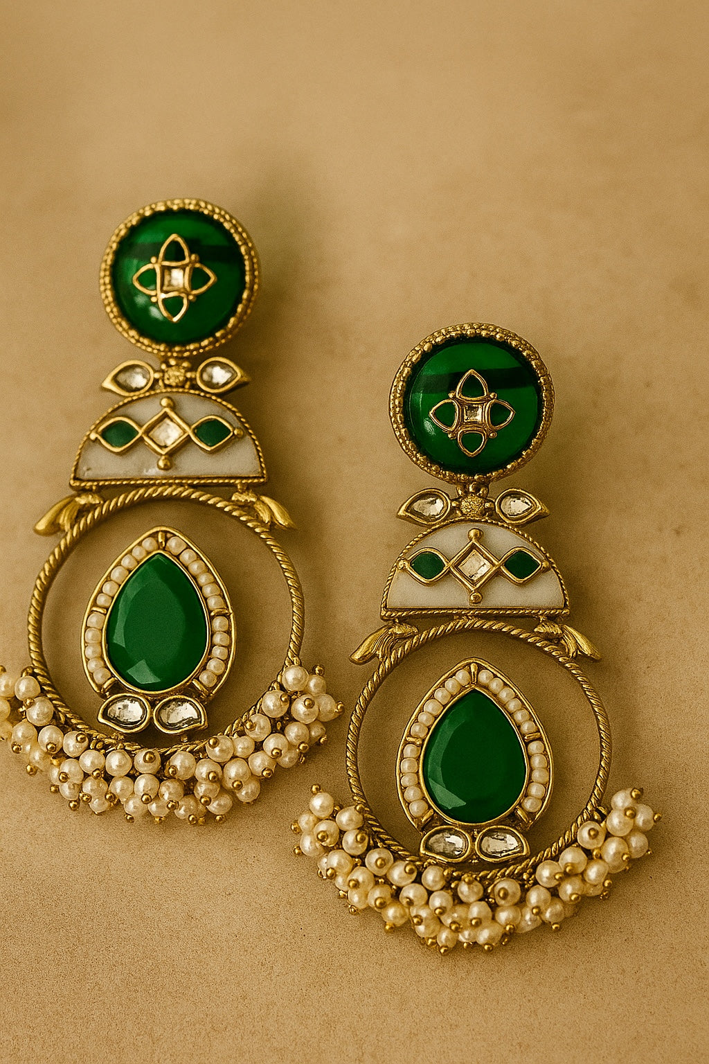 Green Zaysha Danglers