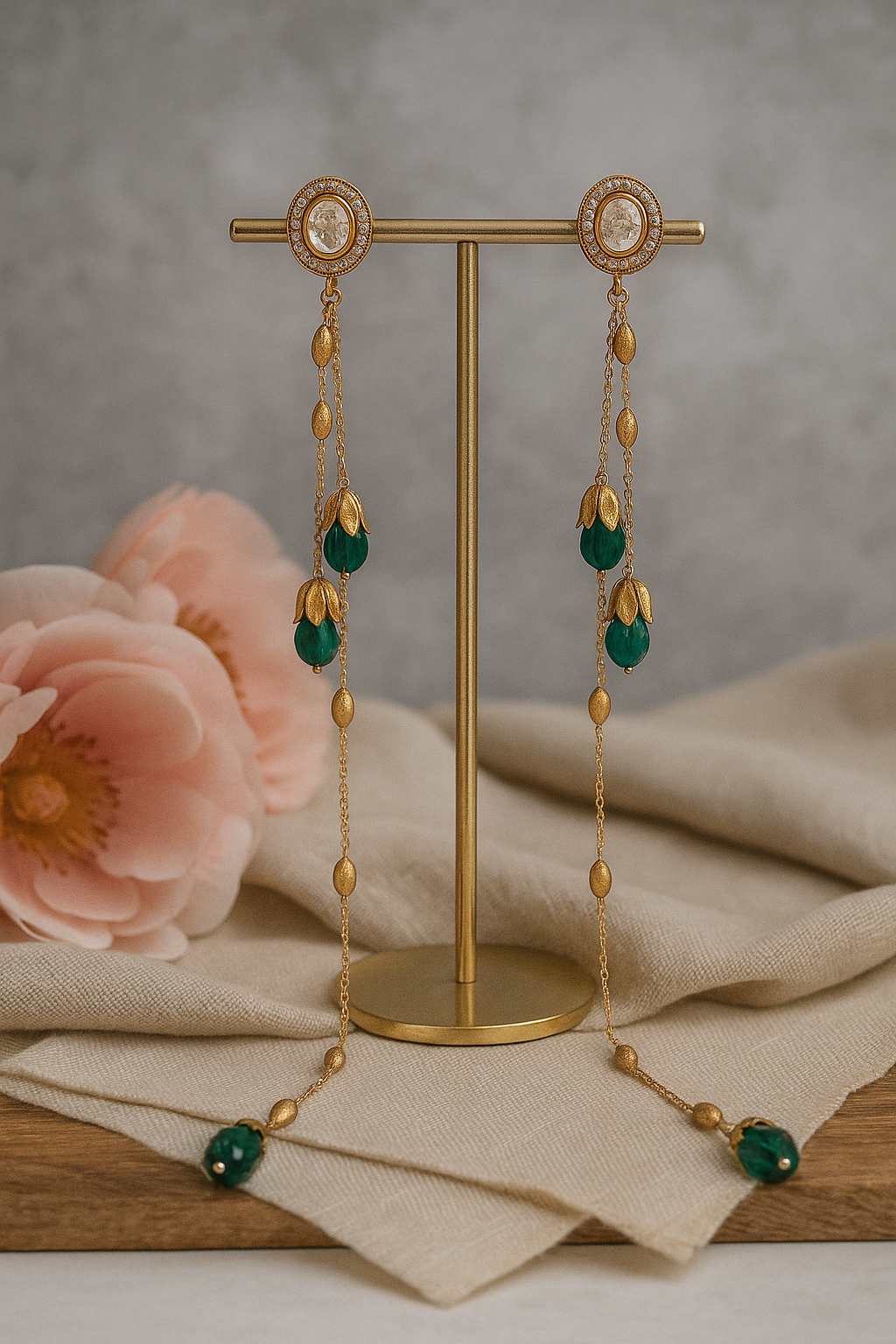 Green Maahi Danglers