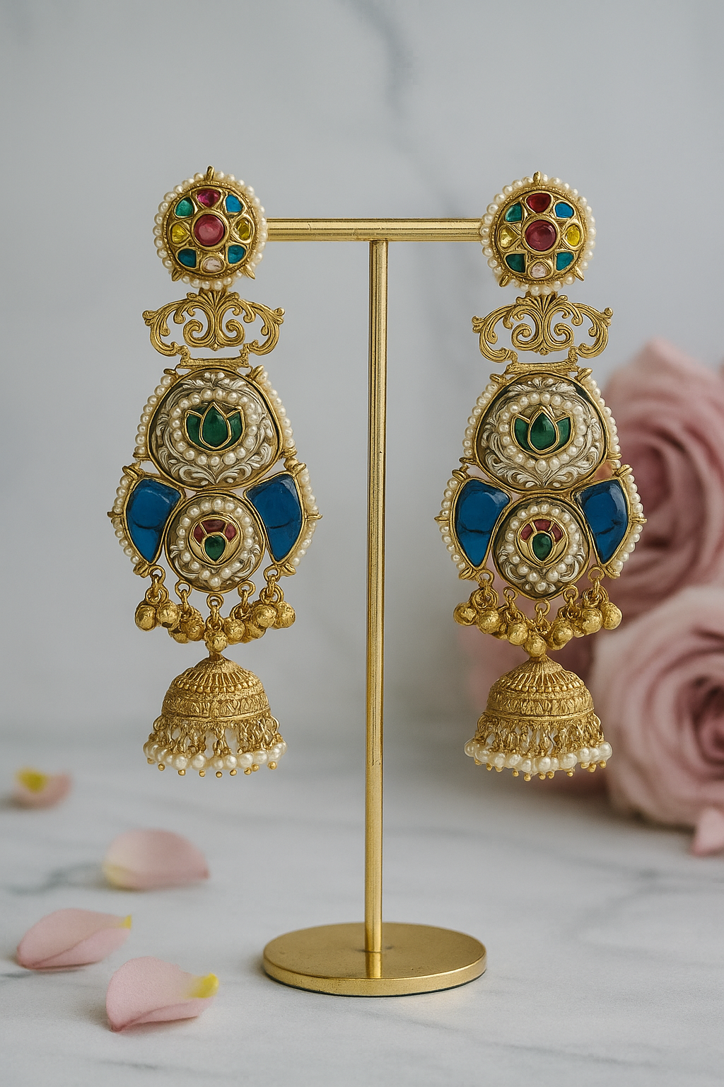 Aaradhya Chain Dangler Jhumkis
