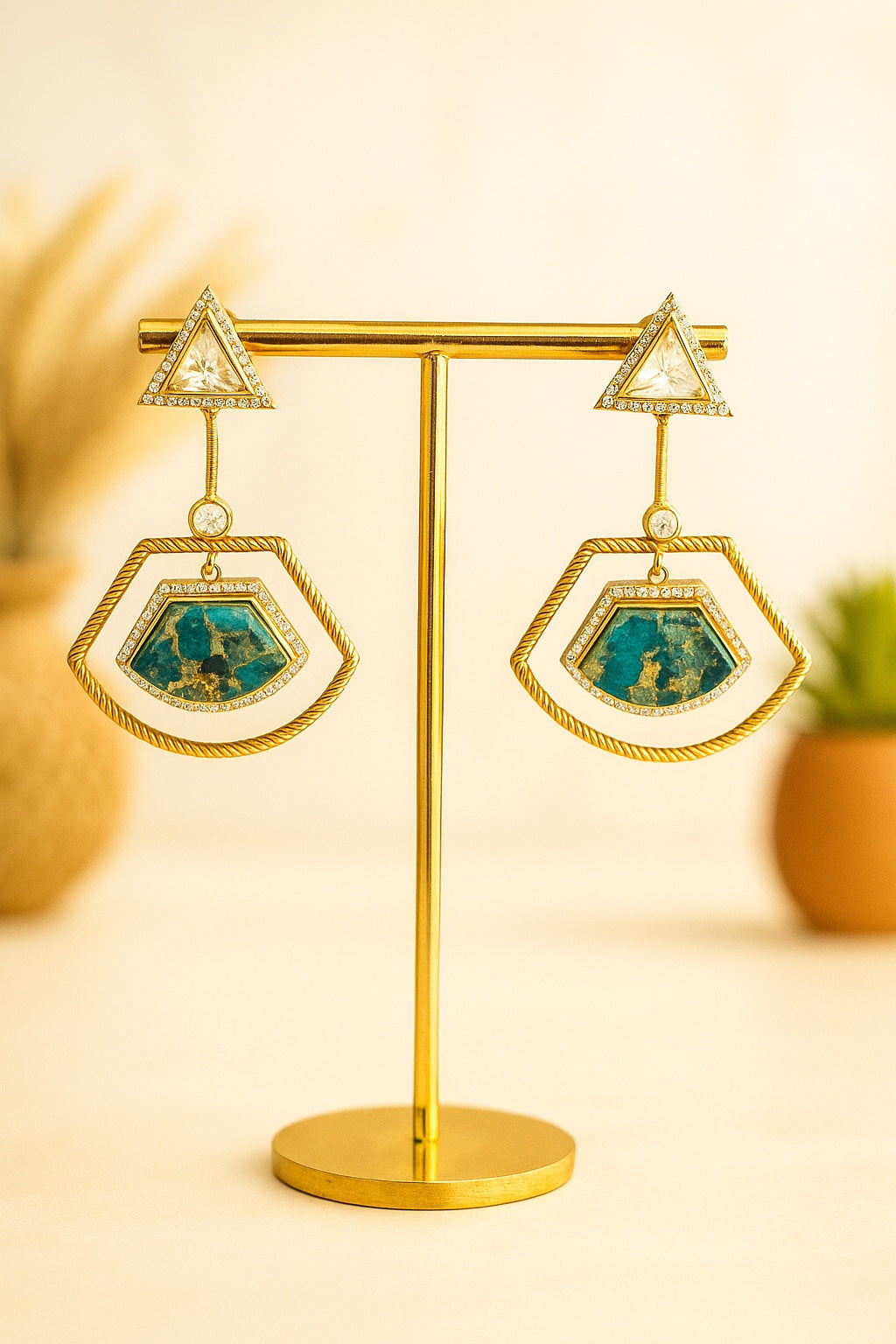 Aarohi Stone Danglers