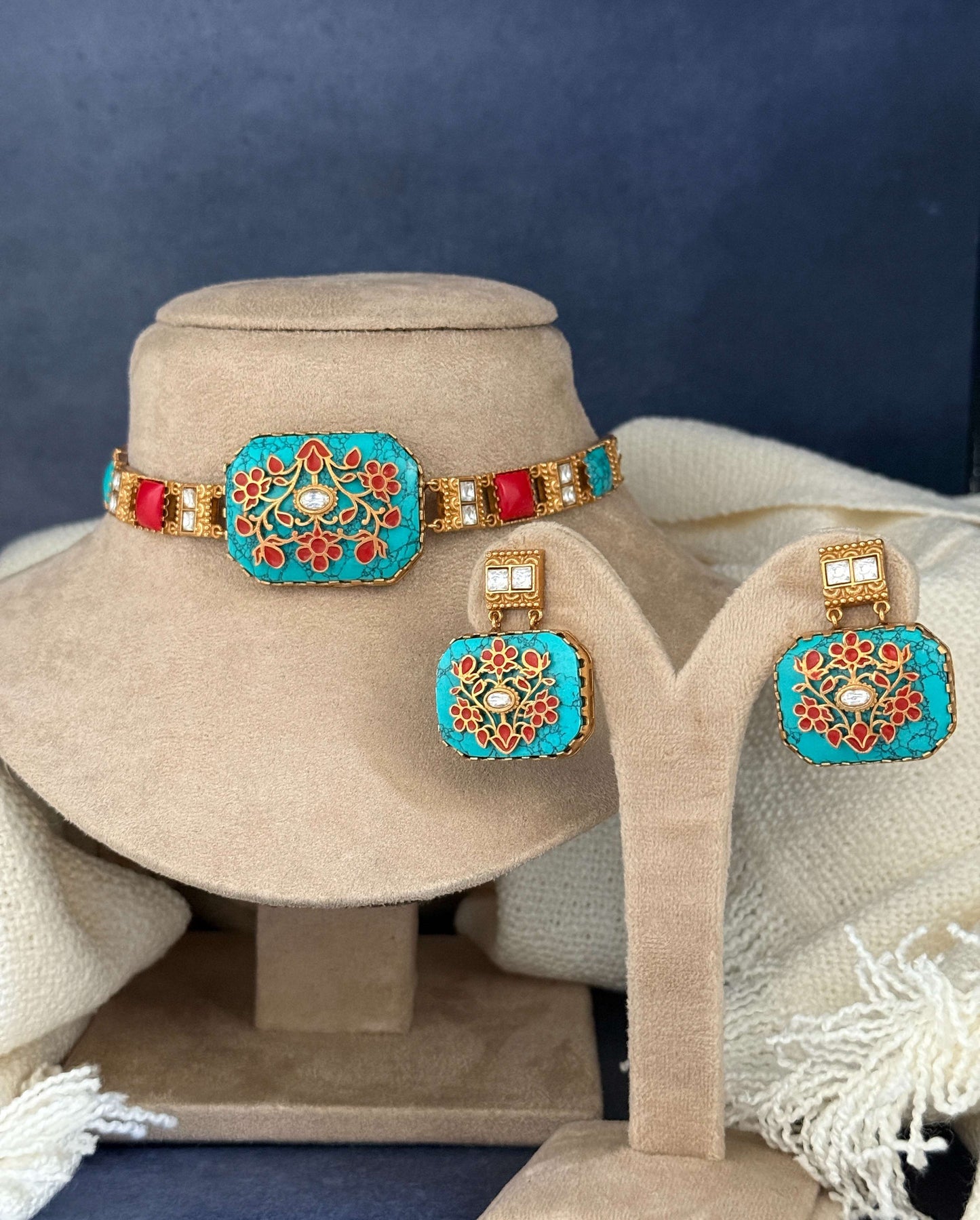 Firoza Amisha Choker Set