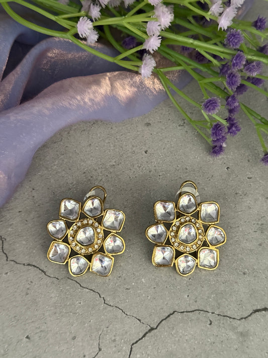 Stone Square Studs