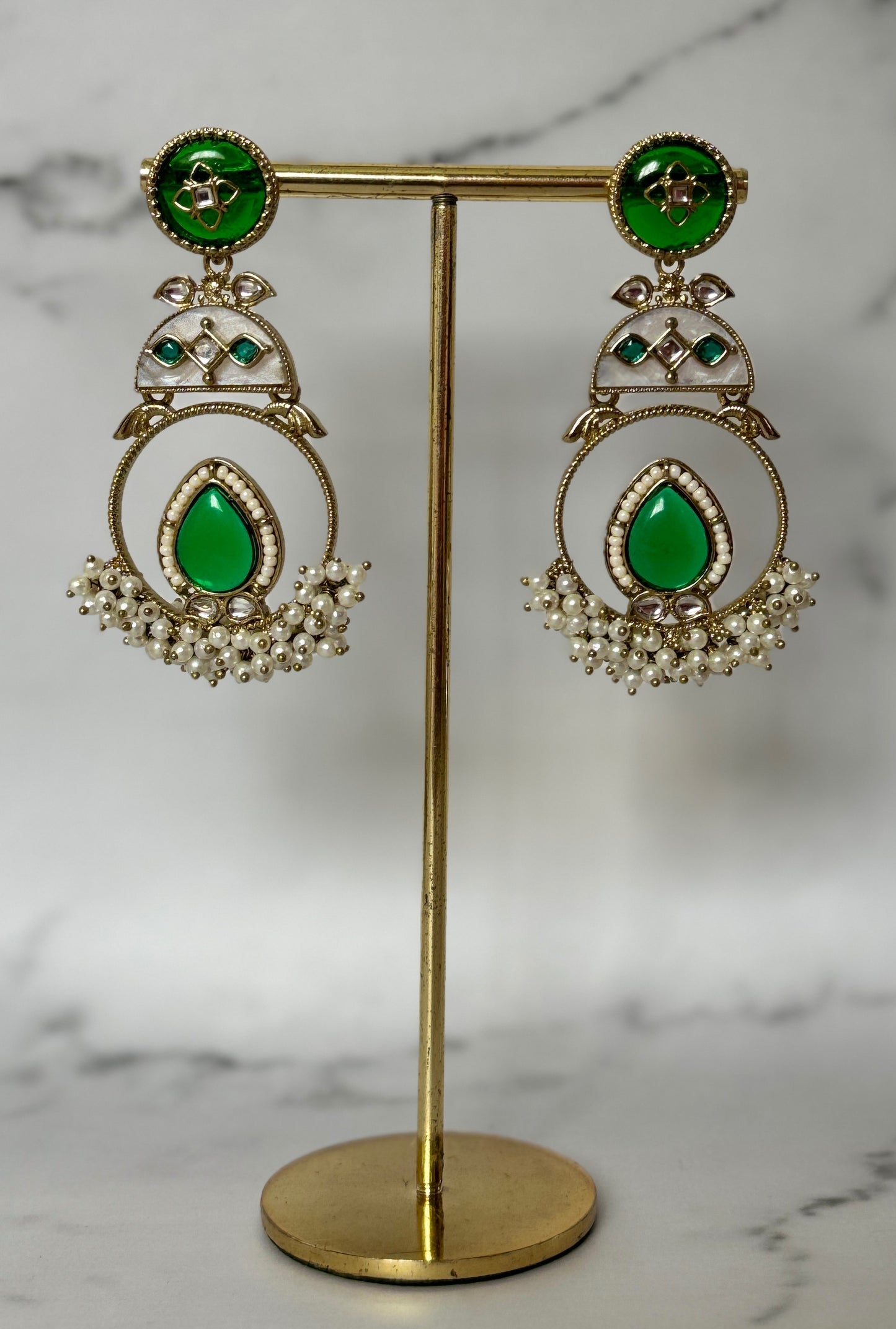 Green Zaysha Danglers