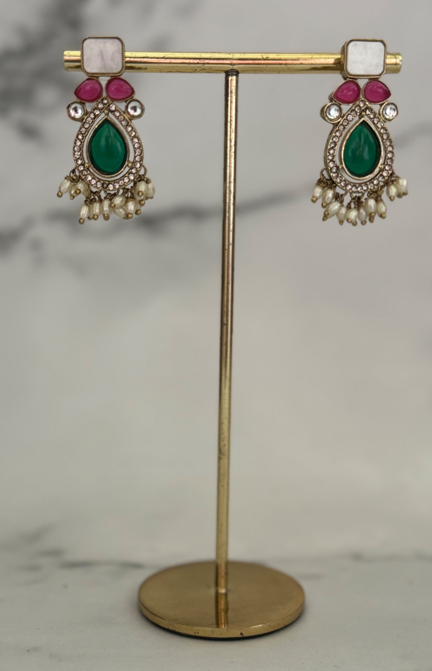Multicolor Drop Danglers