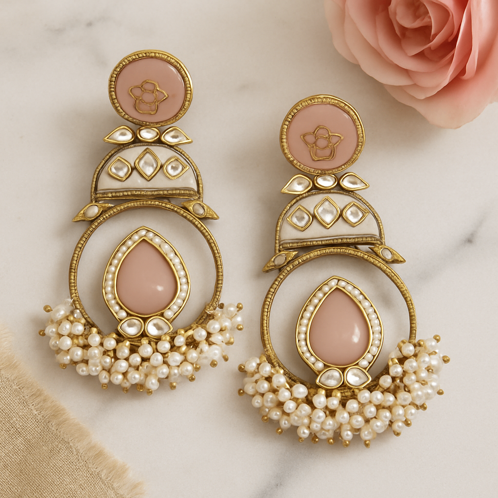 Pink Zaysha Danglers