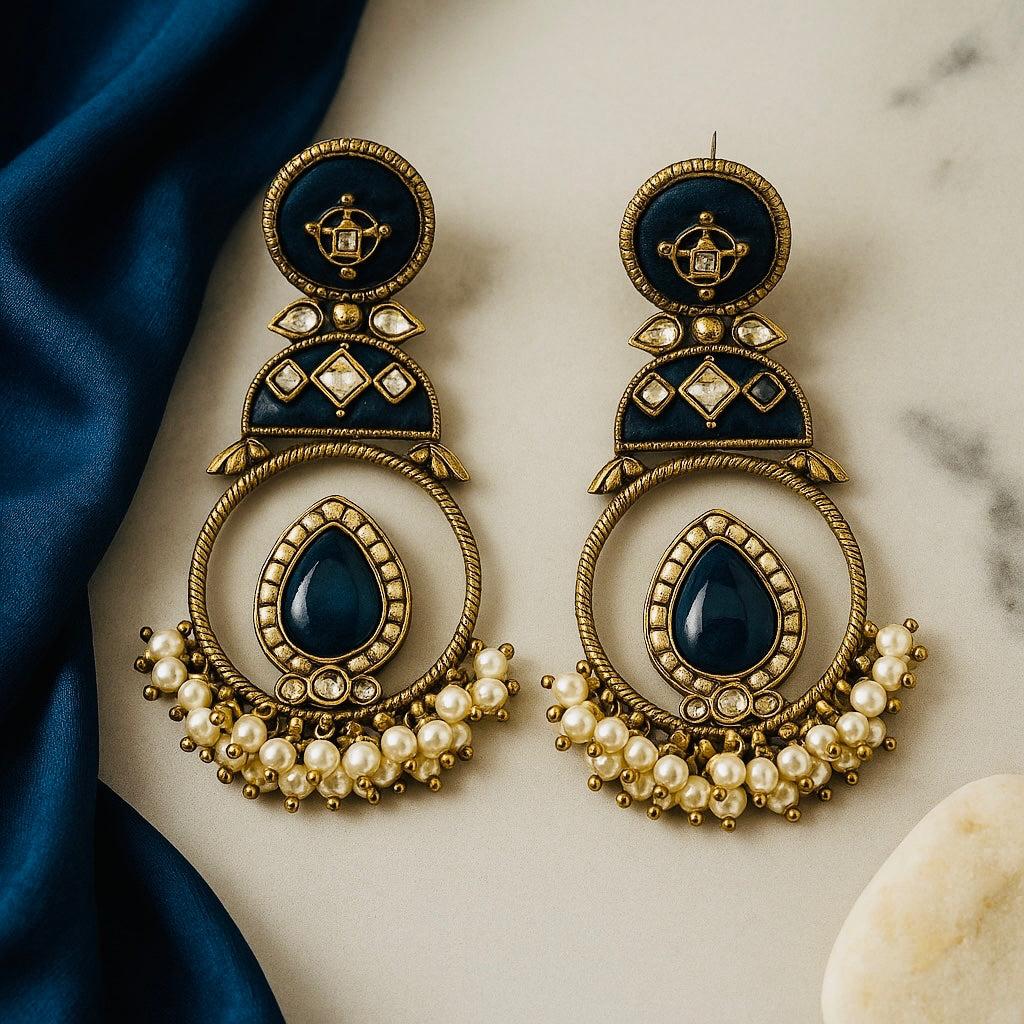 Blue Zaysha Danglers