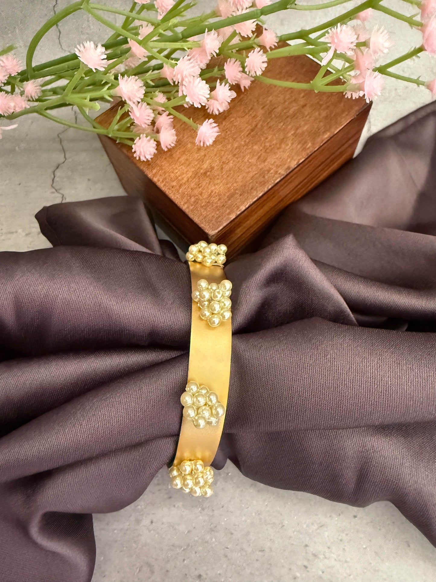 Cluster Pearl Bracelet