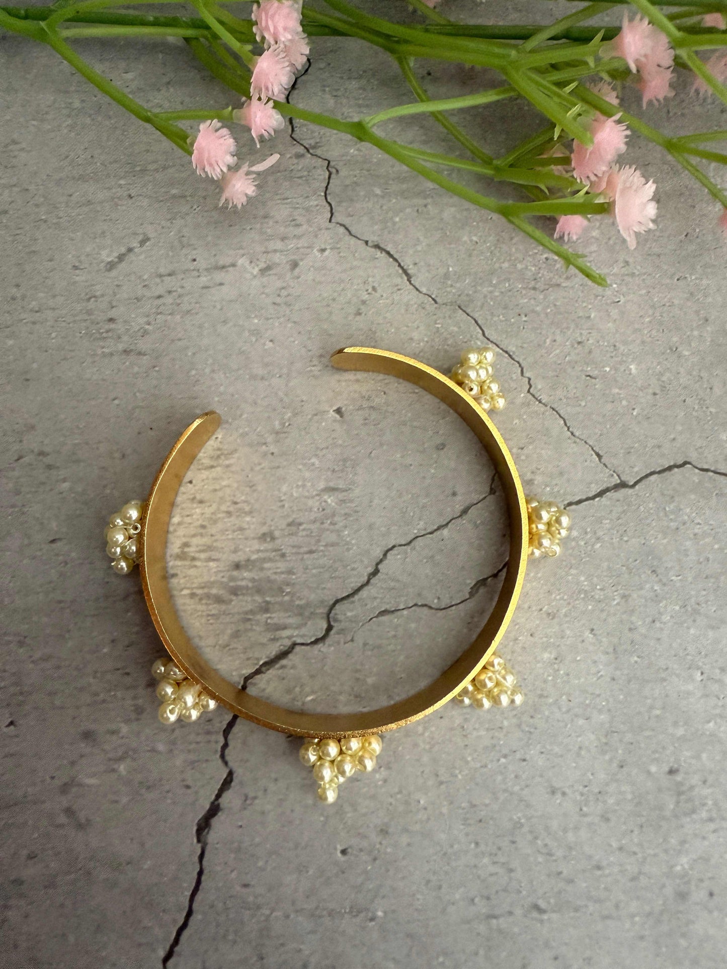 Cluster Pearl Bracelet