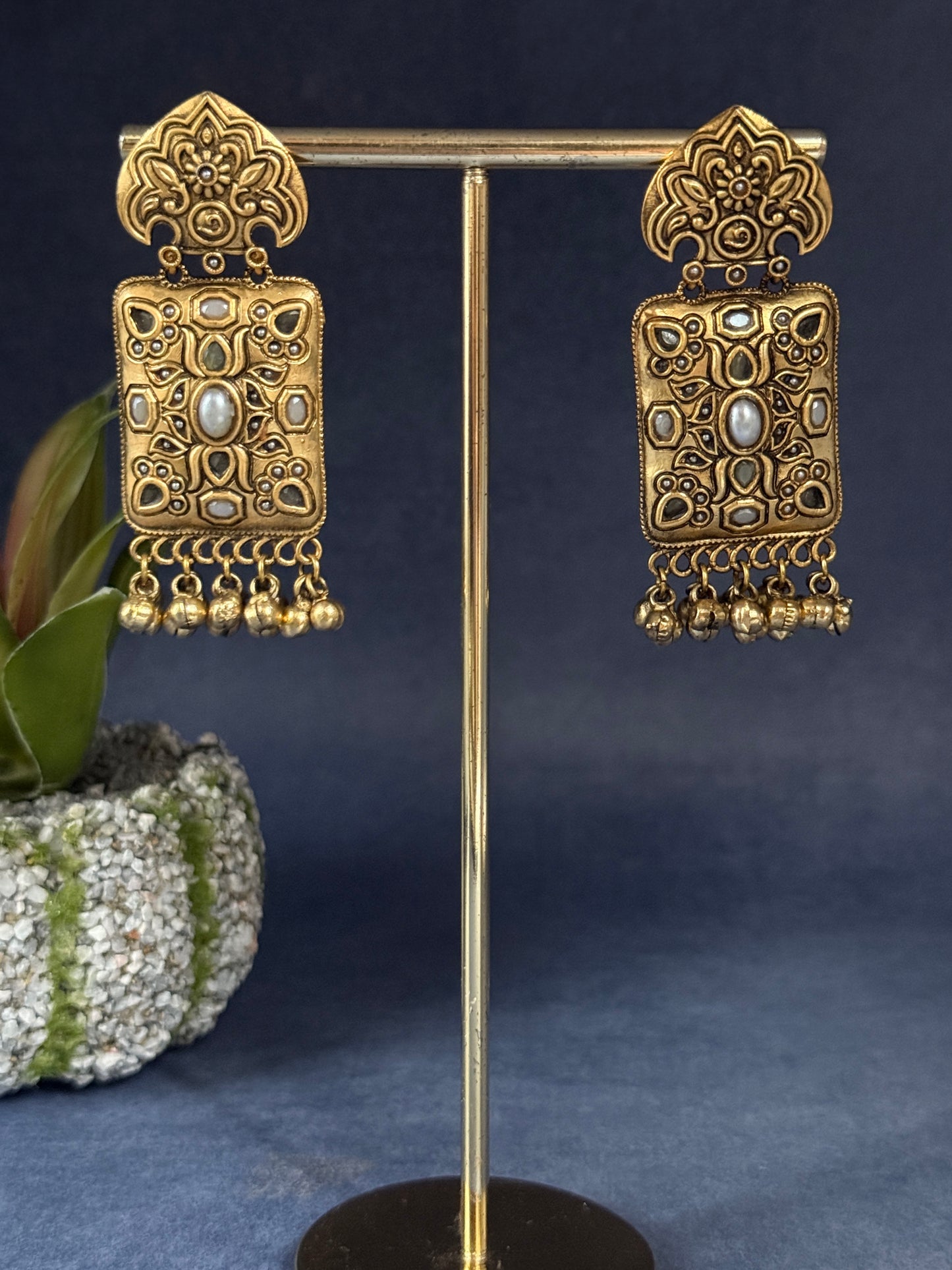 Antique Ghungroo Danglers
