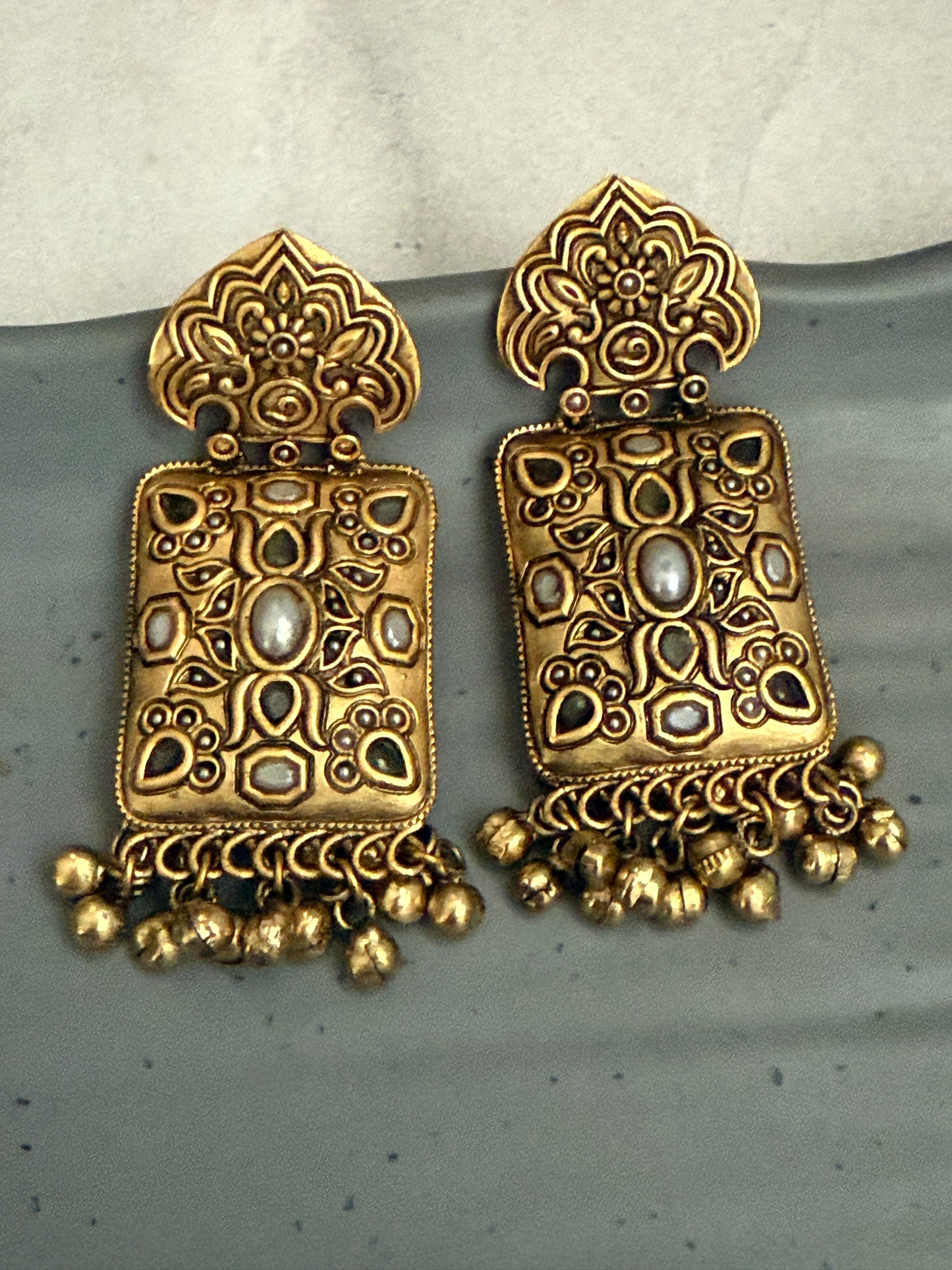 Antique Ghungroo Danglers