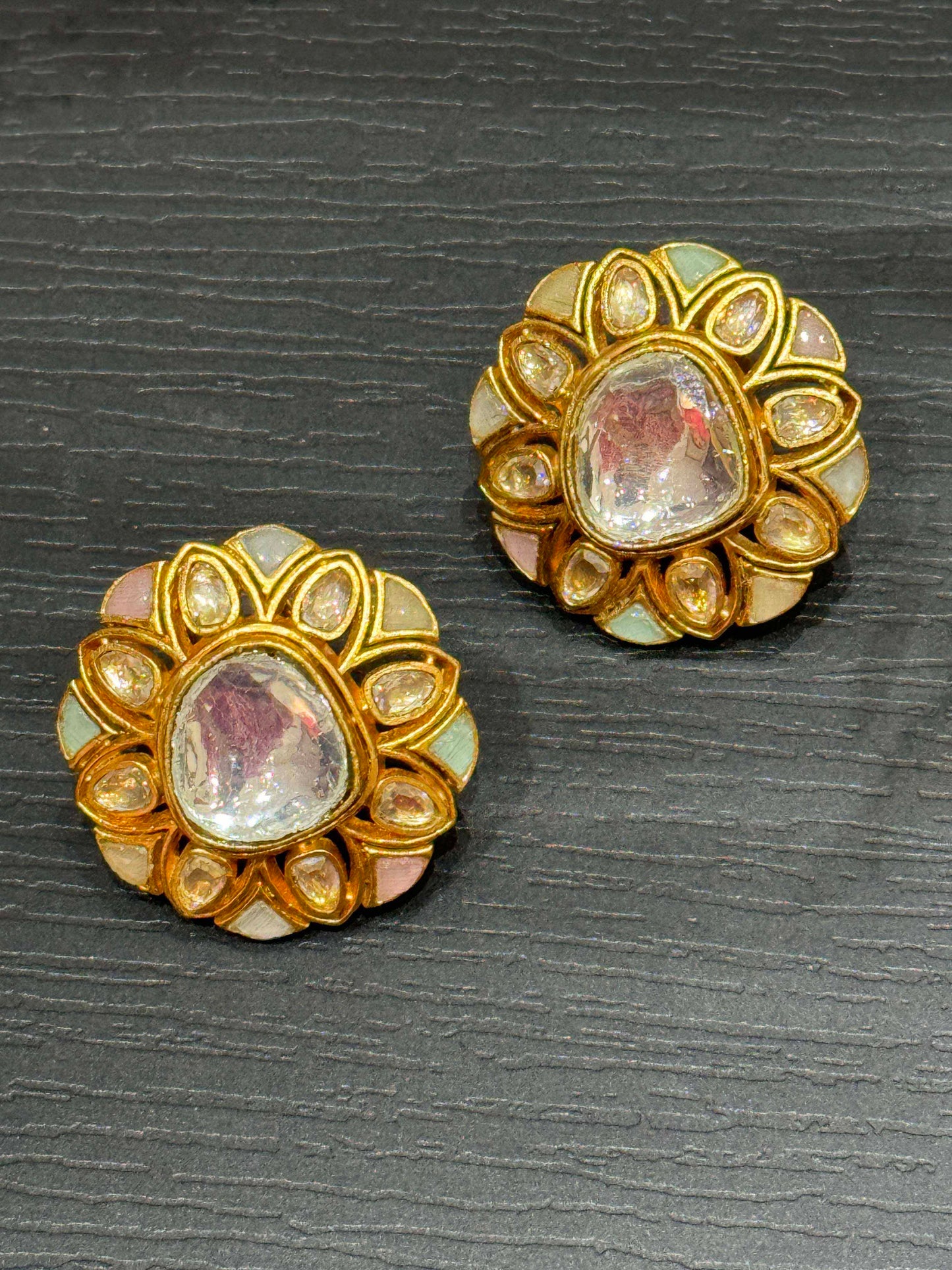 Pastel Sunflower Studs