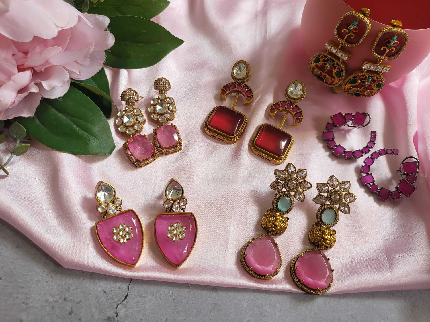 Pink Color Jewellery