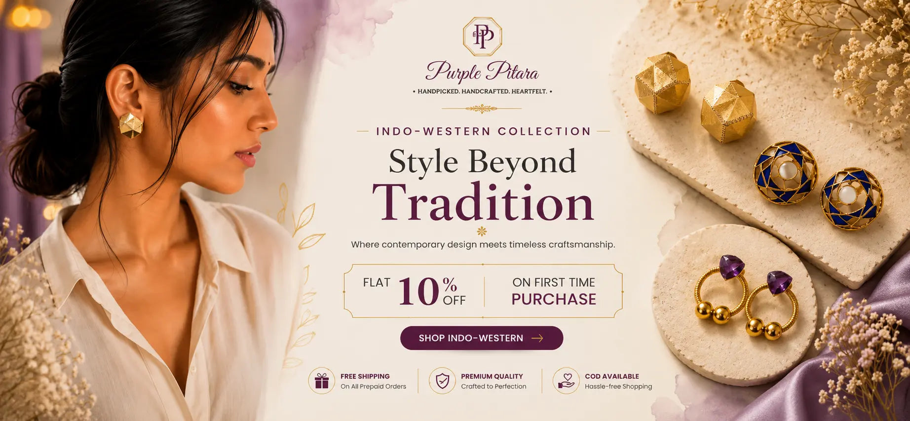 Indowestern Earrings