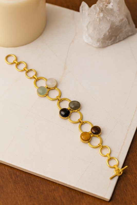 Stone Rings Bracelet