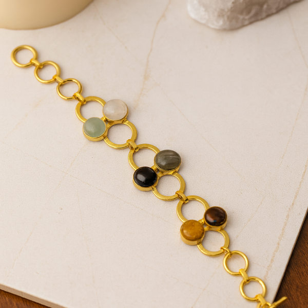 Stone Rings Bracelet