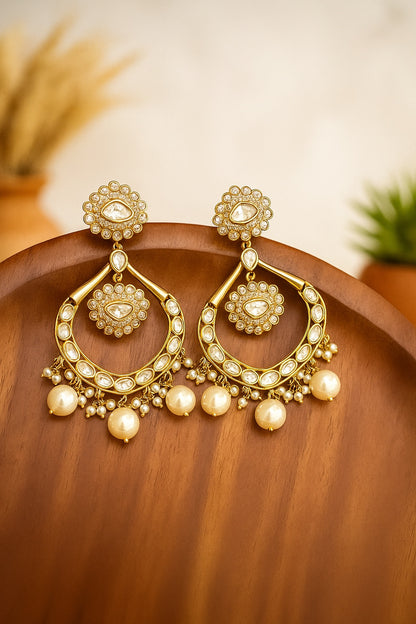 Nandini Moissanite Chaandbalis