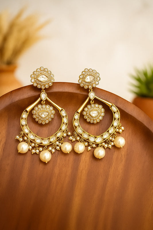 Nandini Moissanite Chaandbalis