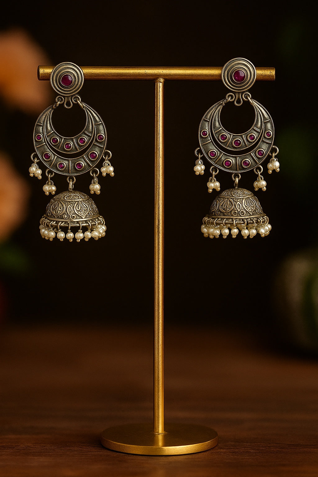 Mrinali Chaandbali Jhumkis