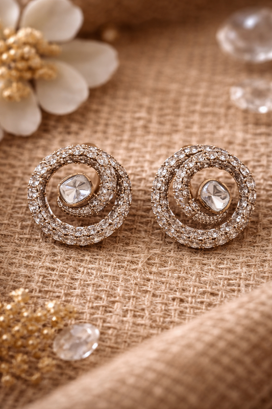 Jisha Spiral Studs