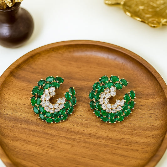 Devika Round Studs