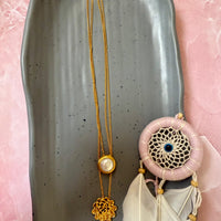 Double Layer Mini Floral Chain