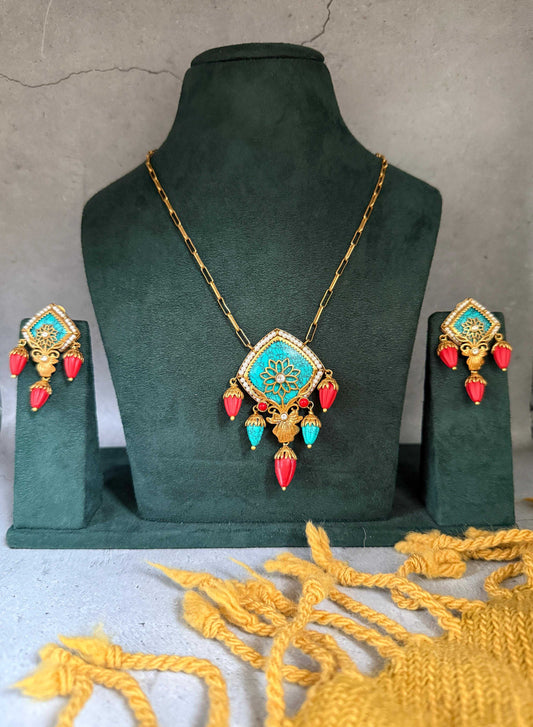 Ritika Pendant Necklace Set