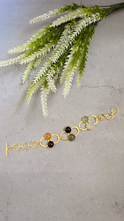 Stone Rings Bracelet