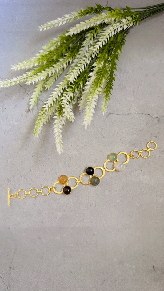 Stone Rings Bracelet