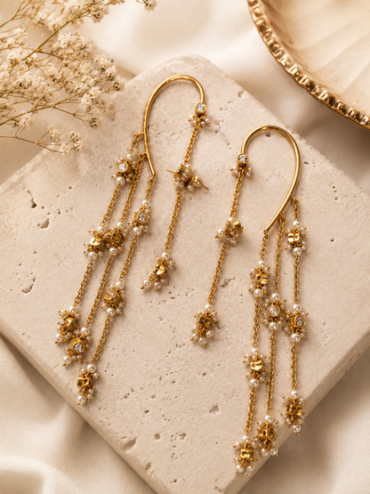 Aarunya Chain Earcuffs