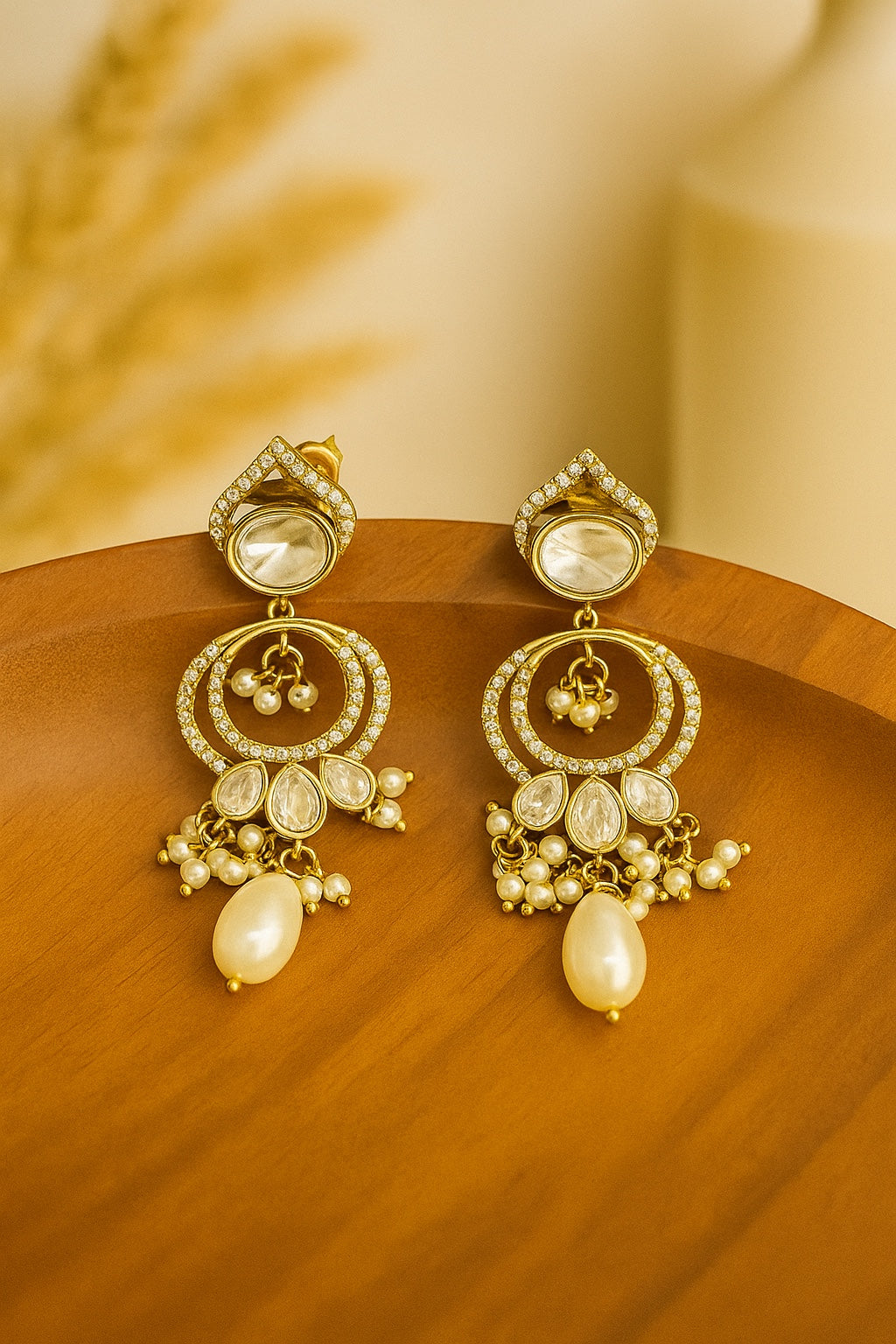 Aadhya Moissanite Danglers