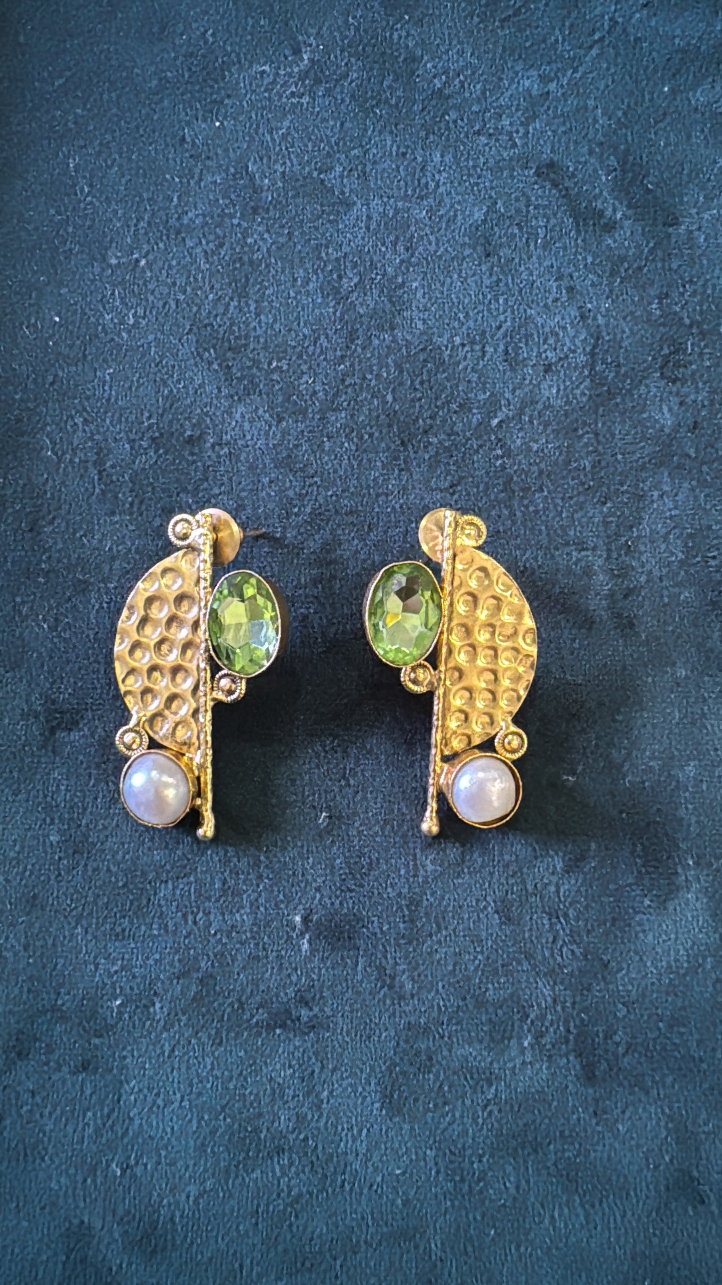 Gold Ira Crystal Studs