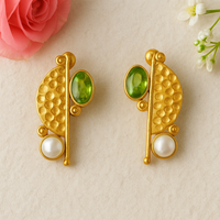 Gold Ira Crystal Studs