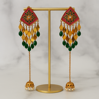 Pink Sahara Danglers