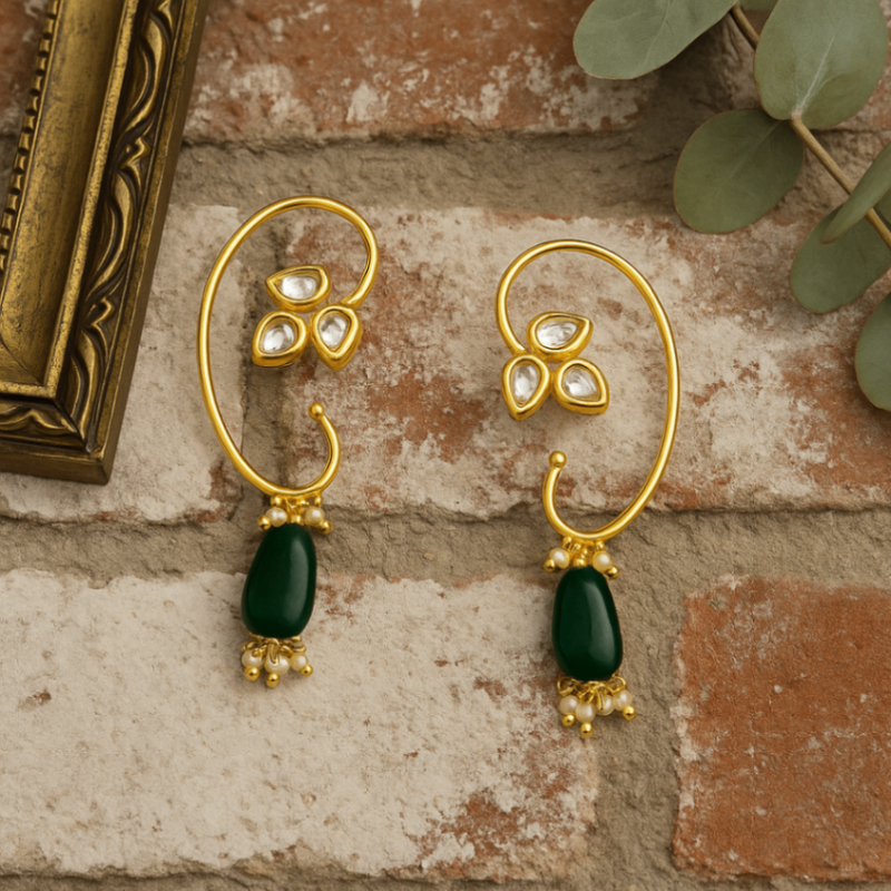Roshni Kundan Earcuffs