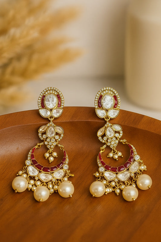 Lavanya Moissanite Danglers