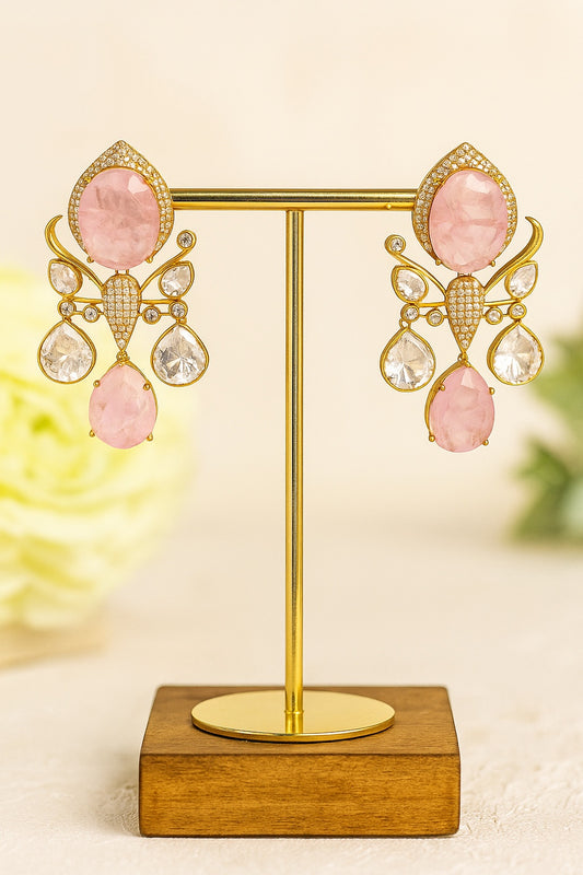 Hiralya Moissanite Danglers