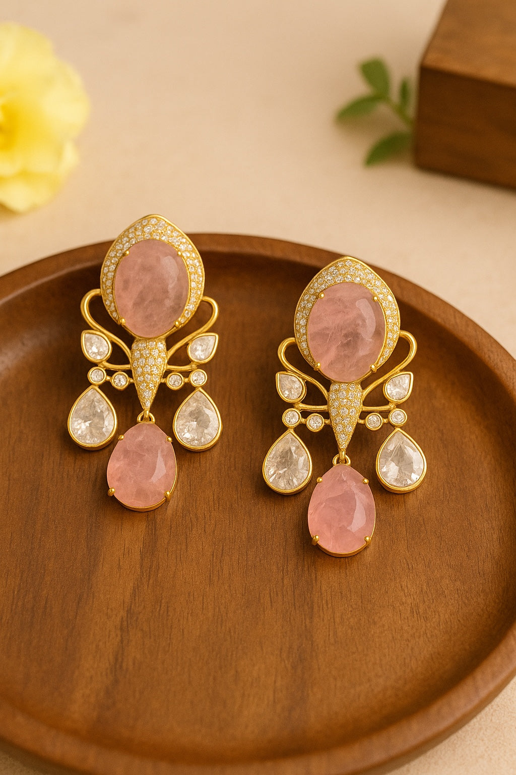 Hiralya Moissanite Danglers