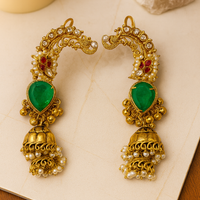 Maanya Earcuff Jhumkis