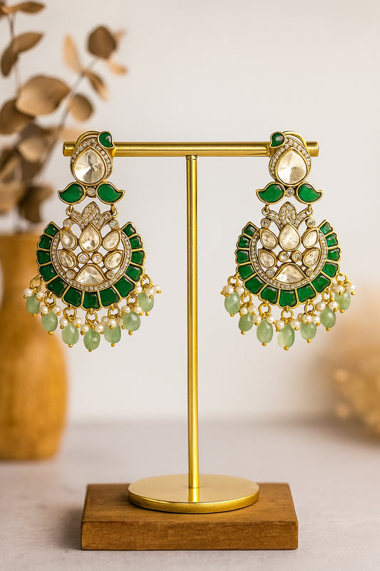 Vaidehi Moissanite Danglers