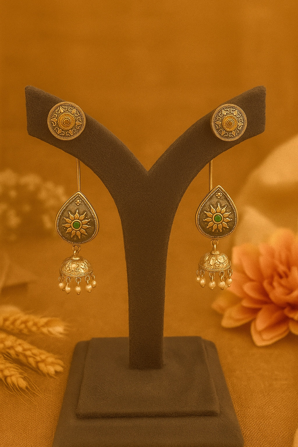 Shubhra Earcuff Jhumkis