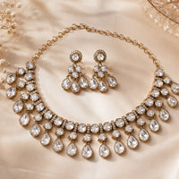 Miraya Moissanite Neckline Set
