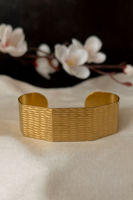 Hexagon Textured Bracelet