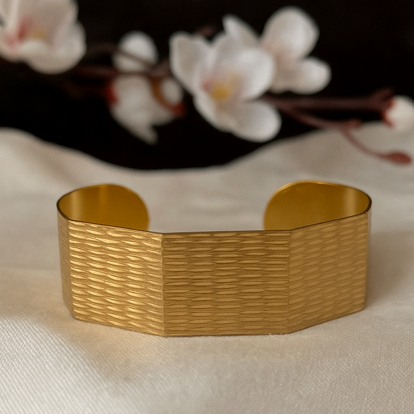 Hexagon Textured Bracelet